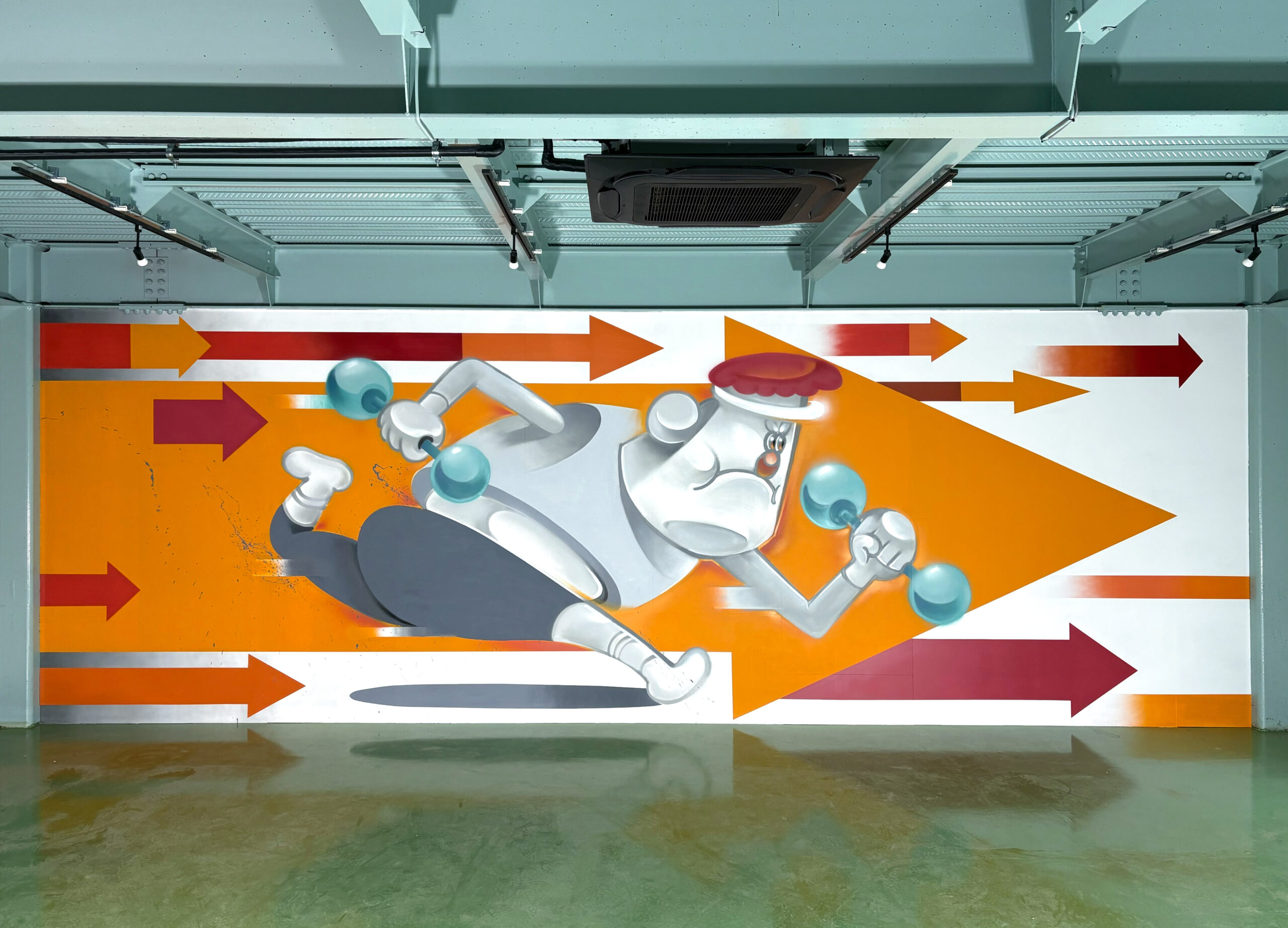 ミューラルアート事例【THE HUMAN BASE】