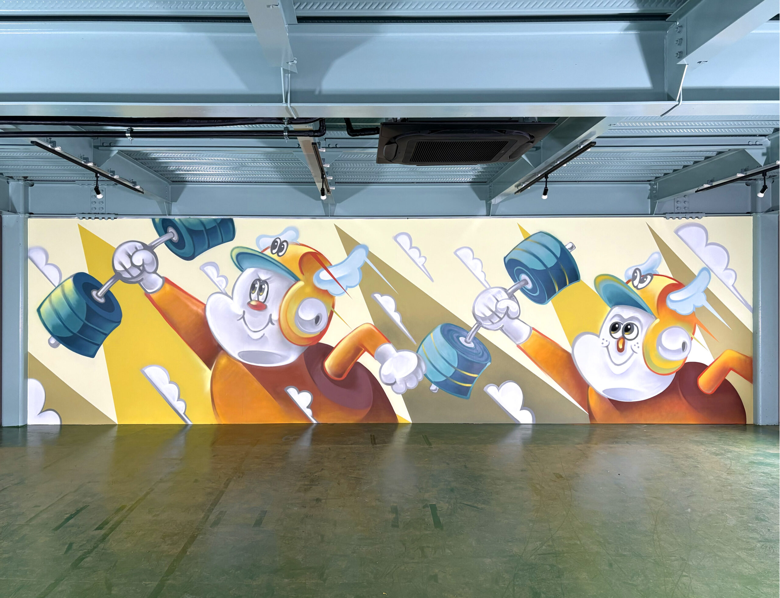 ミューラルアート事例【THE HUMAN BASE】