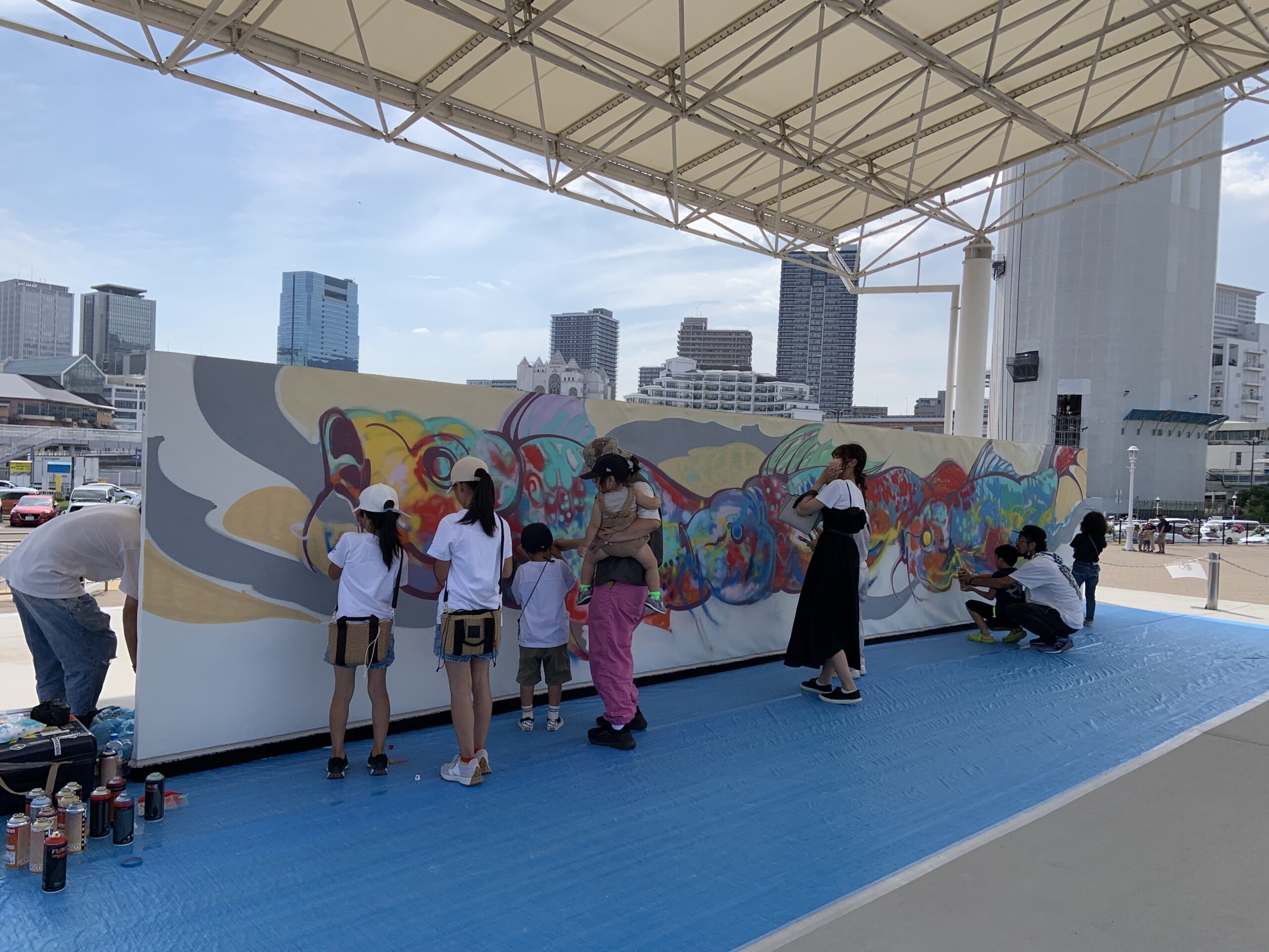ミューラルアート事例【キッズワークショップ】